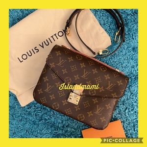 Authentic Louis Vuitton Pochette Metis bag NWT